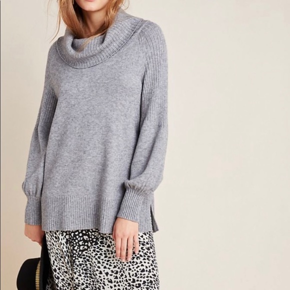 EUC Anthropologie Cowl Neck sweater - Picture 8 of 9